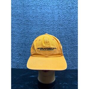Undefeated EST Embroidered Adjustable Strapback Cap Yellow Mens One Size